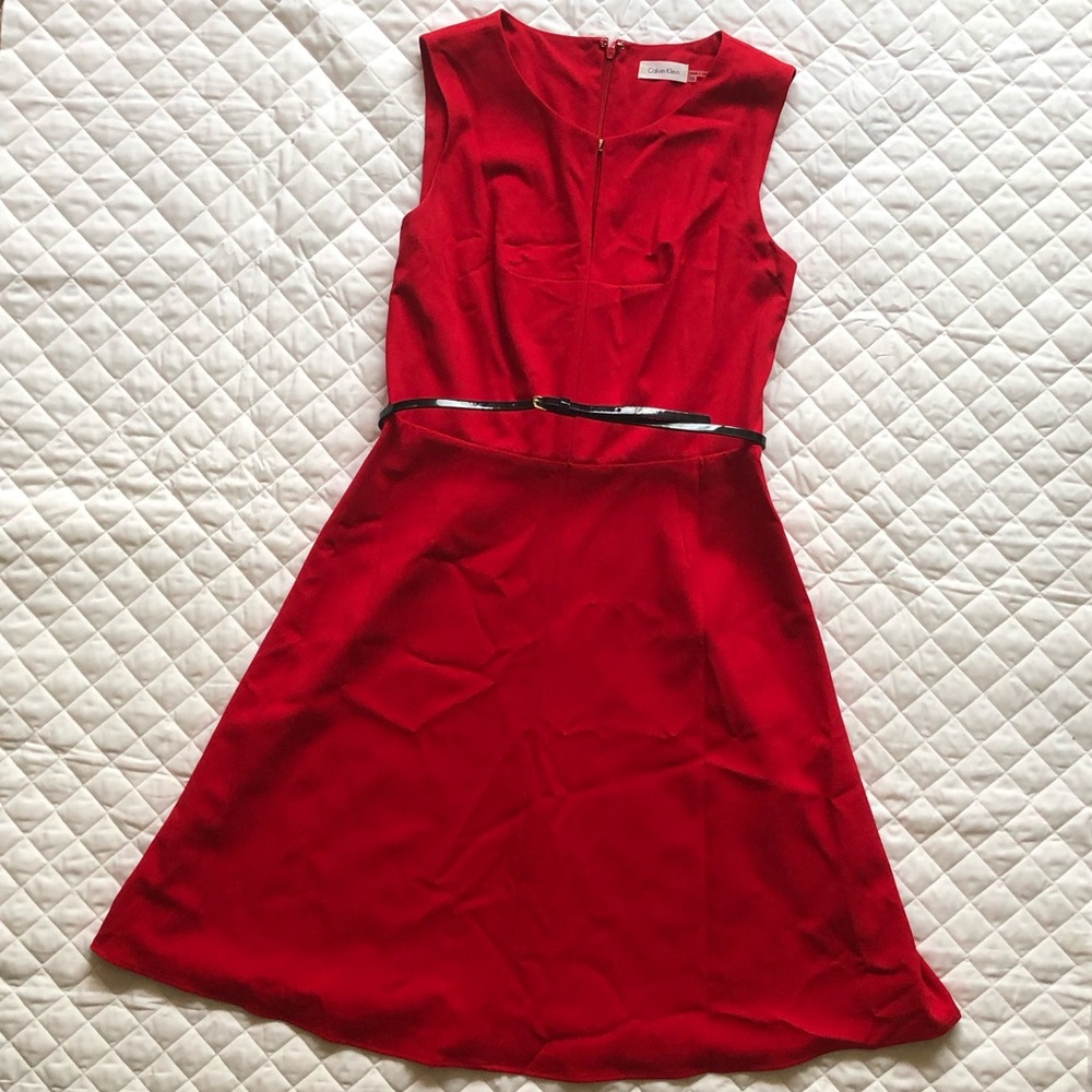 Stunning CK fit and flare dress- sz 10